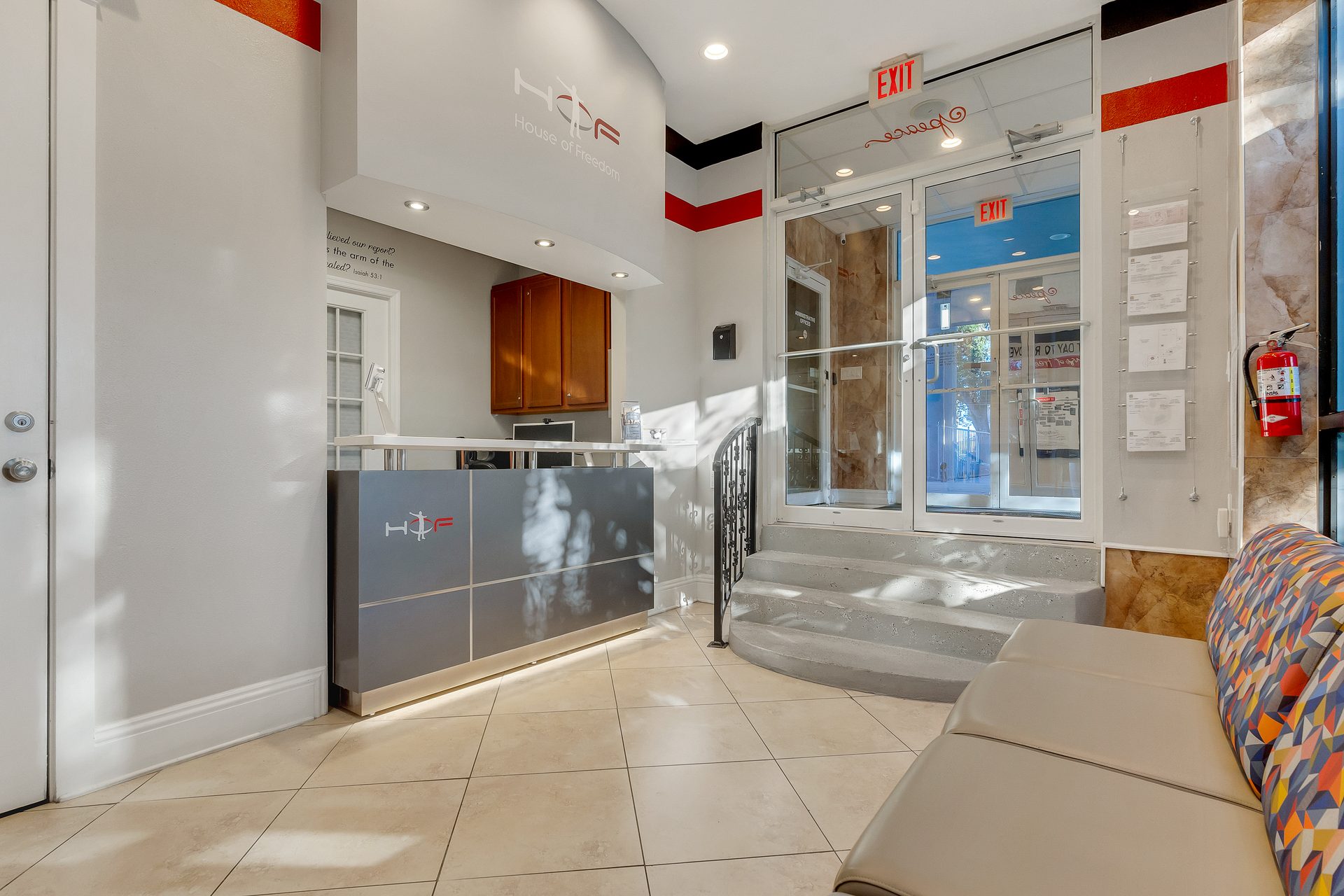 Front desk